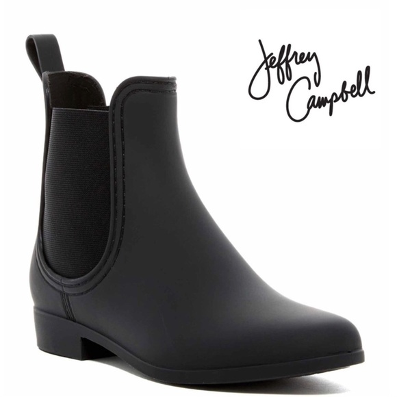 Jeffrey Campbell Forecast Chelsea Waterproof Rain Boot Size 10 - Picture 10 of 10